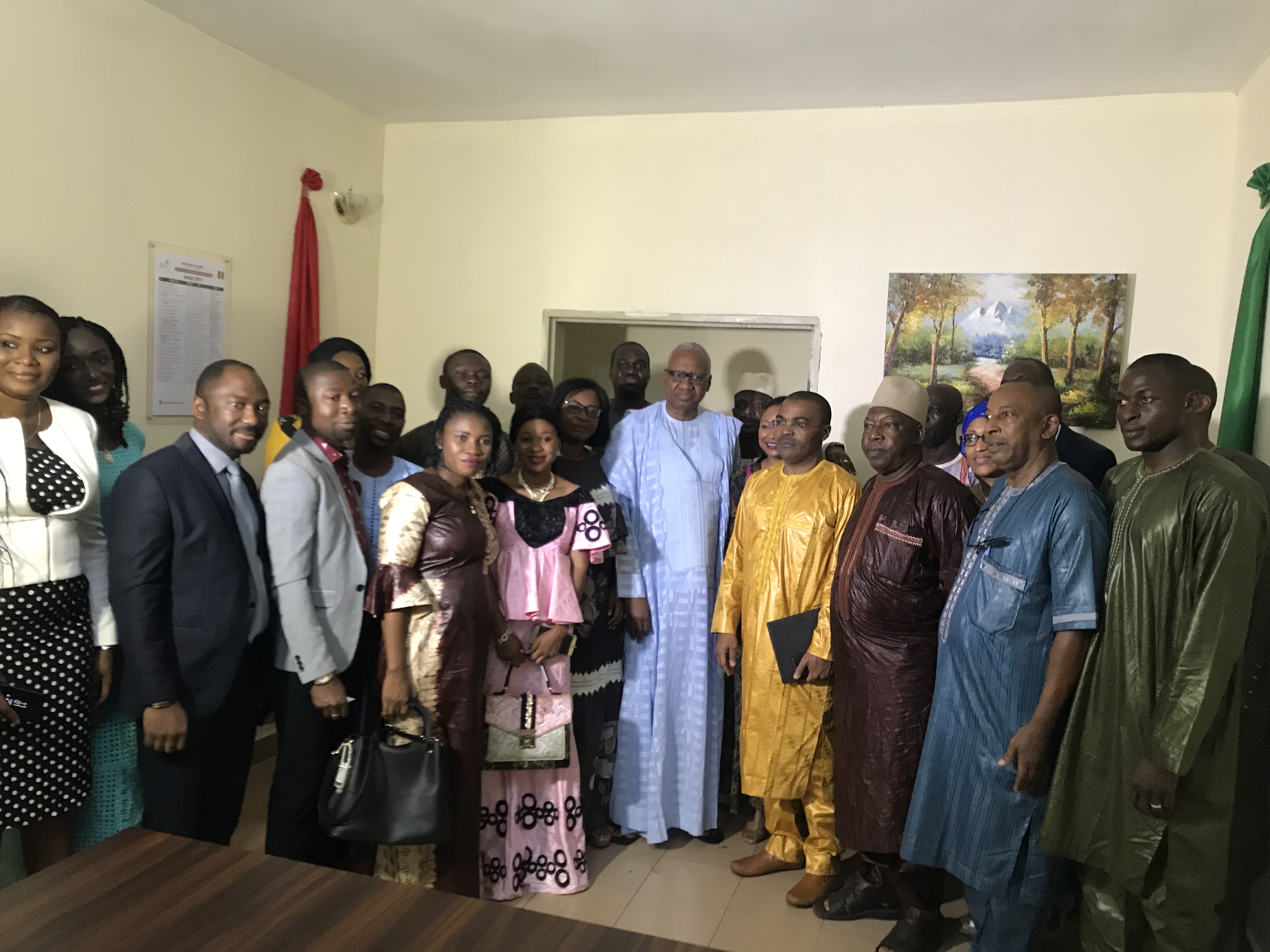 A l’inauguration du siège de la Chambre des notaires de Guinée